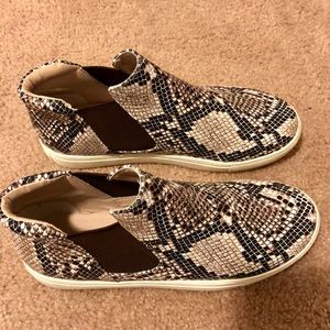 COCONUTS by Matisse Snake Skin Slip-On Sneaker